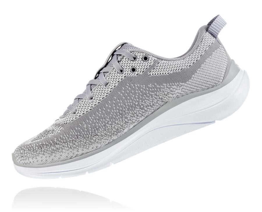 Zapatillas Running Hoka One One Mujer - Hupana Flow - Gris - CKZ127650